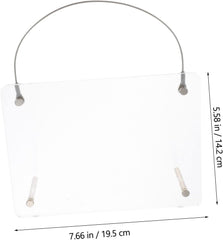 Acrylic Frameless Photo Frame for Desktop and Wall Display Minimalist Picture Holder for Decoration