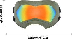 Pet Goggles for Outdoor Windproof Eye Protective Dog Goggles Dog Sun Glasses Adjustable Pet Goggles Travel Sun Glasses