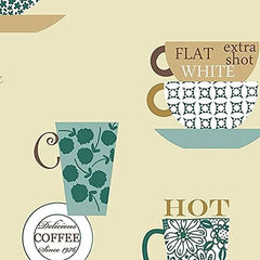 CONCORD WALLCOVERINGS ™ Fresh Kitchens, Kitchen Design Cream, White Wallpaper, Sample 7" x 10"