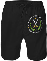 Joint Task Force Operation Inherent Resolve Swim Trunks Men's Quick Dry Shorts Summer Beach 9"" Shorts