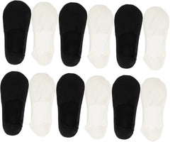 6 Pairs Men's Ice Silk Low Cut Socks Breathable Invisible Socks for Summer Non-Slip Moisture-Wicking Liner for Flats