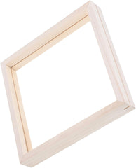 Gadpiparty Wooden Acrylic Picture Frame Unfinished Art Display Frame for Creative Projects Easy Assembly for Desktop and Wall Mounting