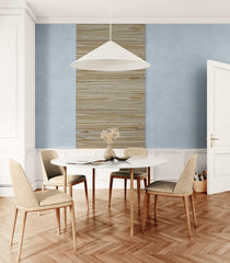 CONCORD WALLCOVERINGS ™ Grasscloth Texture Wallpaper – Brown Roll, Durable Vinyl Wall Covering, Natural Look, 7"x10", Warm and Rustic Design