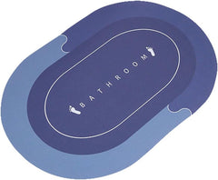 Generic Bath Mat Bathroom Rug Super Absorbent Non Slip Carpet Rubber Backing Quick Dry Stain Resistant Bath Mat Easy Care Clean Shower Rug Crystal Velvet Toilet Bathtub Simple Kitchen Doormat New