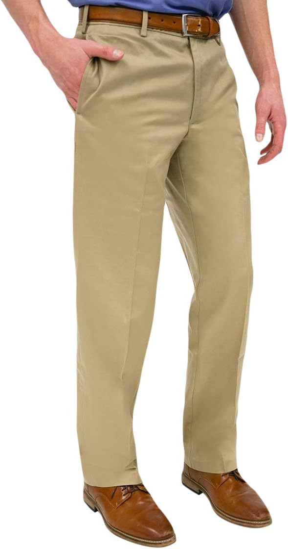 IZOD Men's Madison Chino Flat Front Slim Fit Pant