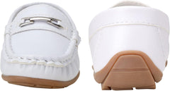Josmo Boys’ Shoes – Casual Leatherette Moccasin Driving Loafers (Size: 5T-5 Big Kid)