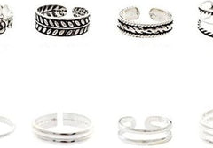 Vintage Fashion Rings for Women,12 pcs/Pack Toe Rings Open Design Adjustable Unisex Joint Ring Fashionable Accessory for Party Birthday Holiday Wedding Jewelry Gift 12 pcs