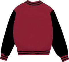 Kids Baseball Jacket Children's Coat School Varsity Fashion Button Casual Sports Youth Outerwear Cardigan