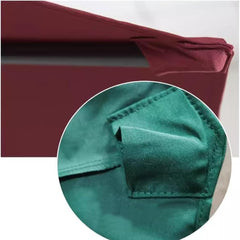 Patio Umbrella Replacement Canopy Waterproof Polyester Fabric Parasol Canopy Cover Replacement Cloth for 200/270/300cm,6/8 Ribs Garden Umbrella Easy to Change, Red