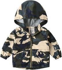 Meufam Toddler Baby Boys Girls Hooded Sweatshirt Jacket Long Sleeve Windproof Coats Zip Up Windbreaker Outerwear