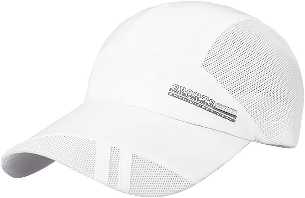 Unisex Quick Drying Baseball Cap Summer Sun Visor Hats Mesh Reflective Outdoor Sports Hat for Men Women