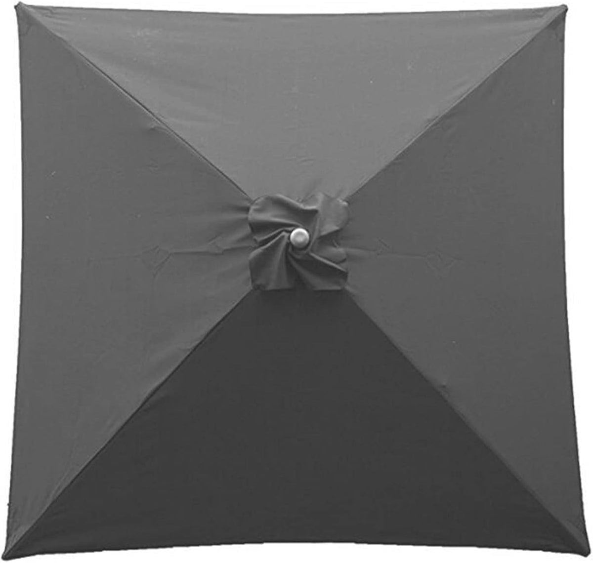 2m/6.5ft Square Patio Umbrella 4Ribs Replacement Umbrella Cover 4 Color Furniture Umbrella Garden Umbrella - No Frame(#4)