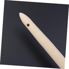 1pc Oil Painting Brush BBQ Brush Round Bristle Stiff Bristle Wooden Handle for Sauce and Cooking