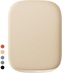 PETLIBRO Dog Food Mat, Silicone Waterproof Cat Food Mat for Bowl & Waterer, Non-Slip Dog Feeder Mats, Raised Edge Spill Protection Floor Ivory