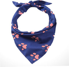 KESYOO 1pc Footprint Pattern Pet Bandana Triangle Dog Scarf for Occasions Washable and Pet Saliva Towel Great for Dressing up Your Furry Friend