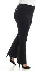 Rekucci Curvy Woman Ease into Comfort Barely Bootcut Plus Size Pant