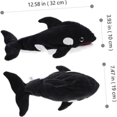 Vaguelly Funny Whale Hand Puppet Soft Plush Interactive Storytelling Toy for Boys and Girls for Home School and Early Education Ocean Animal Design
