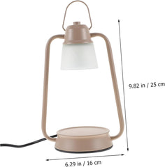 Wakauto 1 Set Electric Wax Warmer Lamp for Jar Candles Heat Candle Melting Lamp Elegant Design for Home Decor for Creating Ambiance Bedroom and Living Room