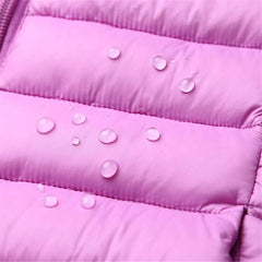 100-160 Cm Girls Winter Jacket for Boys Kids Jacket Hood Down Coat Children Jacket Outerwear