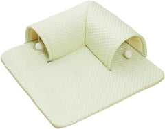 Cooling Bed Mat Cat Bed Multiuse Exercising Reversible Lightweight Removable Easy to Carry Clean Crate Mat Sleeping Pad, Green, 60x60x20cm