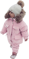 AnFeng Girls' Outerwear Jackets & Coats Baby Kids Girls Boys Winter Thick Warm Hooded Down Coat Down Paraks Pants