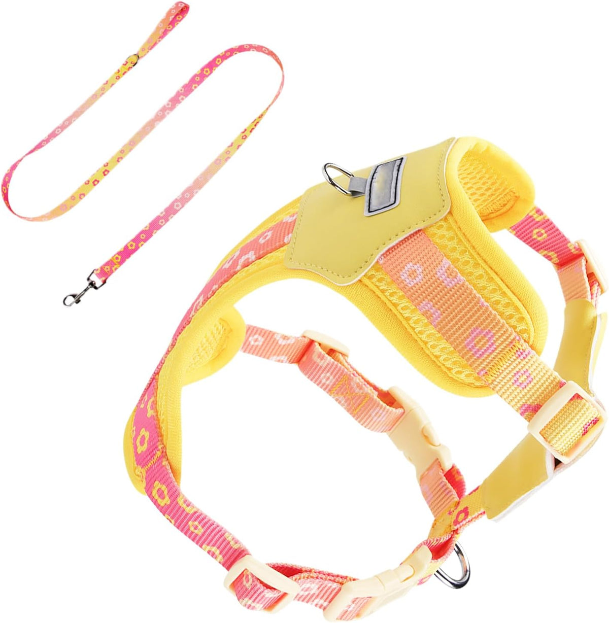 Dog Harness - Harness Leashh Set | Breathable Escape-Proof Vest | Collar Adjustable Large Breed Disabled Pet Recovery Support Hiking Adventure Protective Gear Comfort Accessory Outdoor Training Supply