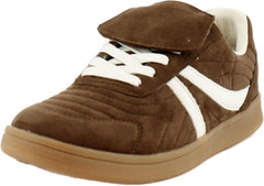 Steve Madden Women's Women's Madrid Sneaker, Brown, 8.5