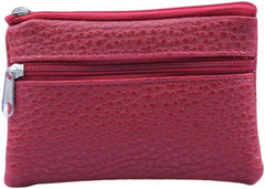 Women Men Leather Wallet Multi Functional Zipper Leather Coin Purse Card Wallet - HHmei Men's And Women's Coin Purse Card Package| Modern Beige Floral Laptops Waist Fossil Satchel (Light Purple)