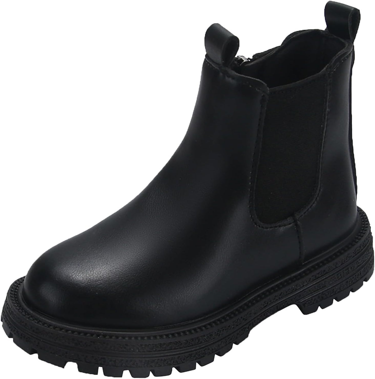 Short Boots Ankle Boots for Girls Bow Side Zipper Low Heel Outdoor Warm Shoes Waterproof Combat Shoes with Zipper