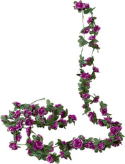 Spring Easter Artificial Flowers for Decoration Artificial Plants OutdoorArtificial Peony Vine Flowers Garland Hanging Silk Plants Vine for Wedding Arch Party Garden Home Bedroom Office Wall(n201)