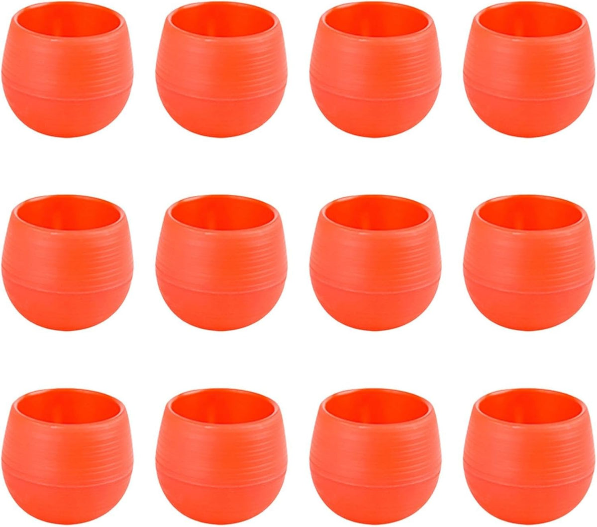 MYCENSE 12 Pieces Small Flower Pots Plant Pots Planters Containers for Windowsill, Balcony, Indoor Outdoor Plants, Patio Decoration, Red