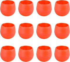 MYCENSE 12 Pieces Small Flower Pots Plant Pots Planters Containers for Windowsill, Balcony, Indoor Outdoor Plants, Patio Decoration, Red
