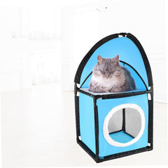 Cat Tree Furniture with Tunnel Design Scratcher for Indoor Cats Safe Oxford for Kittens and Multiple Cats