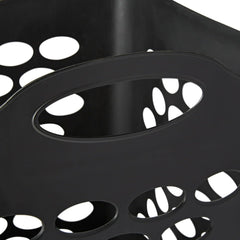 Flexible Black Laundry Hamper Basket, 1 Pack