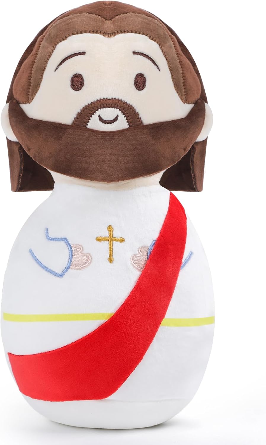 Jesus Plush Stuffed Doll - 11 Inch My Friend Jesus Plushie Toys, Bible Savior Jesus Plush Pillow, Christian Religious Stuffed Dolls, Christmas Baptism Birthday for Kids Girls