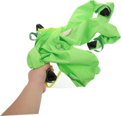 Waterproof PET Raincoat with Hood for Small Medium Dogs Adjustable Full Body Rain Jacket Rain Gear for Rainy Days Includes Leash Opening