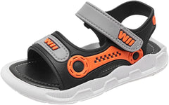 Summer Boys Rubber Bottom Non Slip Sandals Baby Cartoon Adjustable Design Shoes Fashion Sandals for Kids