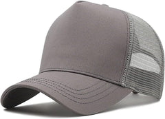 XXL 62-65cm Trucker Mesh Hat 5-Panel Baseball Cap Plain Oversize Hat Big Head
