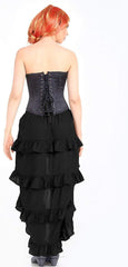 ThePirateDressing Steampunk Victorian Cosplay Costume Womens High-Low Show Girl Skirt