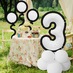 27Pcs Happy 1st Birthday Decorations White 1 Balloons,1st Year Old Party Supplies, Foil Helium Mylar Agate Star Heart Shaped Balloons Hot 2nd Birthday Balloon for Princess Girl 1 Birthday Baby Shower