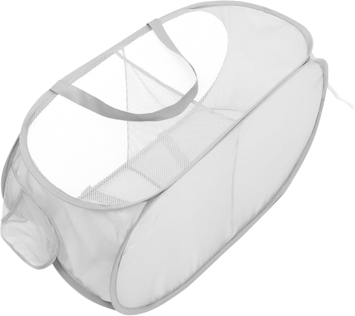 Collapsible Laundry Hamper with Handles Capacity Mesh Basket for Clothes Sundries Portable and Versatile Storage for Home Outdoor Use