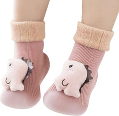 Toddler Robe And Slippers Boys Sole Baby Slipper Kids Patchwork Rubber Girls Warm Boys Slide Sandals Big Kid