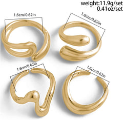 Stackable Rings for Women Knuckle Rings Stacking Jewelry Set Ring Set