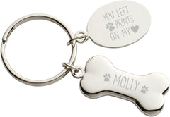Personalization Universe Dog Memorial Personalized Keychain