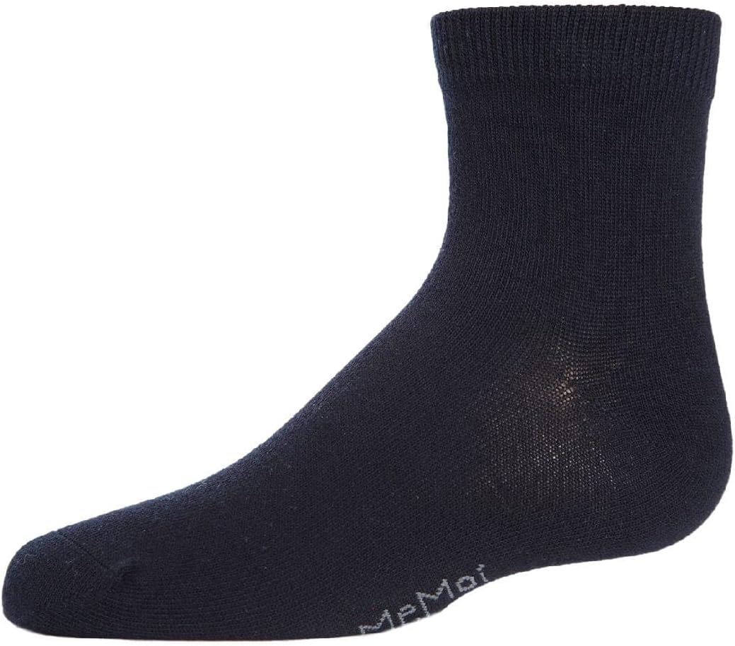 MeMoi Unisex Basics Kids Cotton Blend Ankle Socks