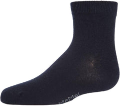 MeMoi Unisex Basics Kids Cotton Blend Ankle Socks