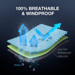 TIDEWE Rain Suit, Waterproof Breathable Lightweight 2 Pieces Rainwear