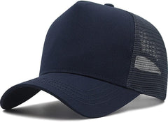 XXL 62-65cm Trucker Mesh Hat 5-Panel Baseball Cap Plain Oversize Hat Big Head