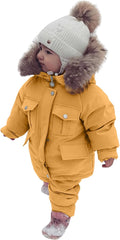 AnFeng Girls' Outerwear Jackets & Coats Baby Kids Girls Boys Winter Thick Warm Hooded Down Coat Down Paraks Pants