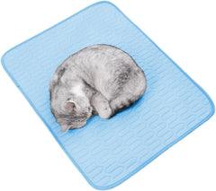 Cooling Blanket Dogs - Wear Resistant Pet Ice Pad - Pet Bed, Ice Mat, Dog Cooling Mat | Dog Cool, Summer Supplies Pad, Breathable Cat Cool Bed, Foldable for